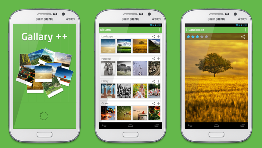 Advanced Gallery android Smartphone app