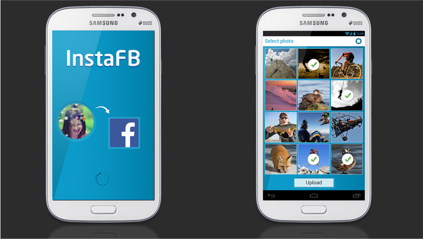 Facebook based android application